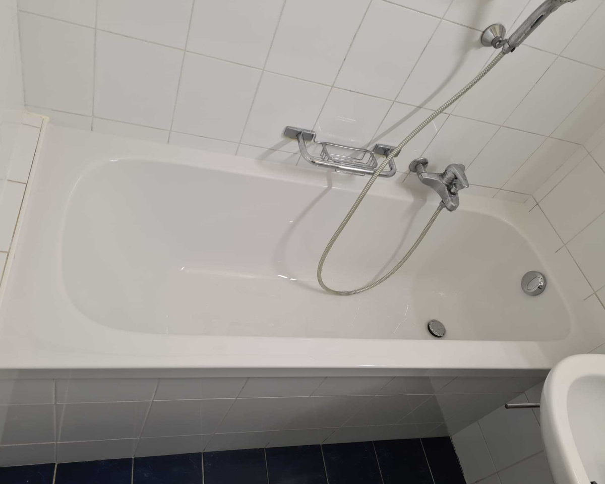 baignoire cassé après