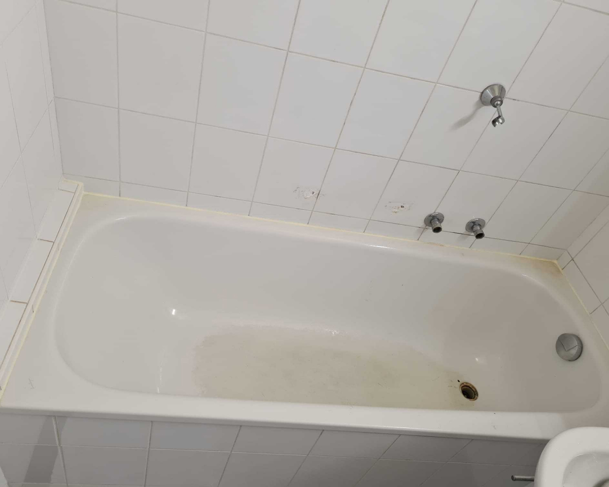 baignoire cassé avant